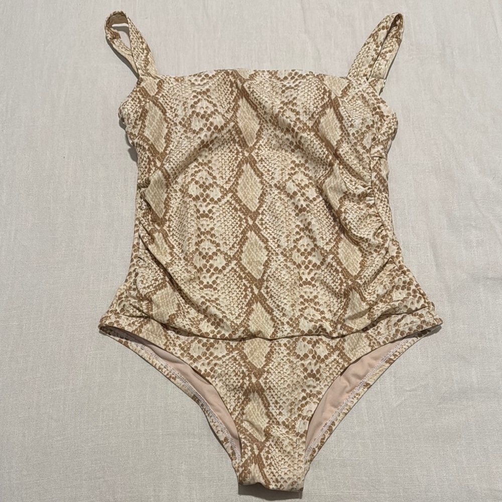 Snakeskin Print Swimsuit